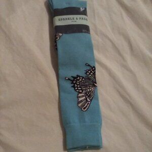 Over knee long butterfly socks